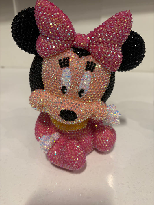minnie hand made crystalized