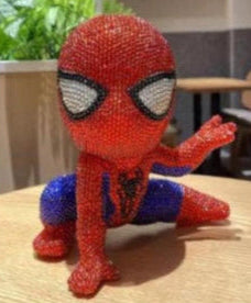 spider man hand made crystalized