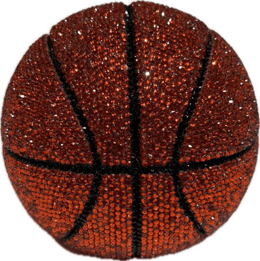 basket ball hand made crystalized - Olm collectibles