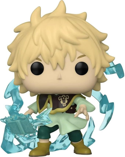Black Clover 1102 Luck Voltia Funko Pop! with Protector Case Bundle, AAA Exclusive - Olm collectibles