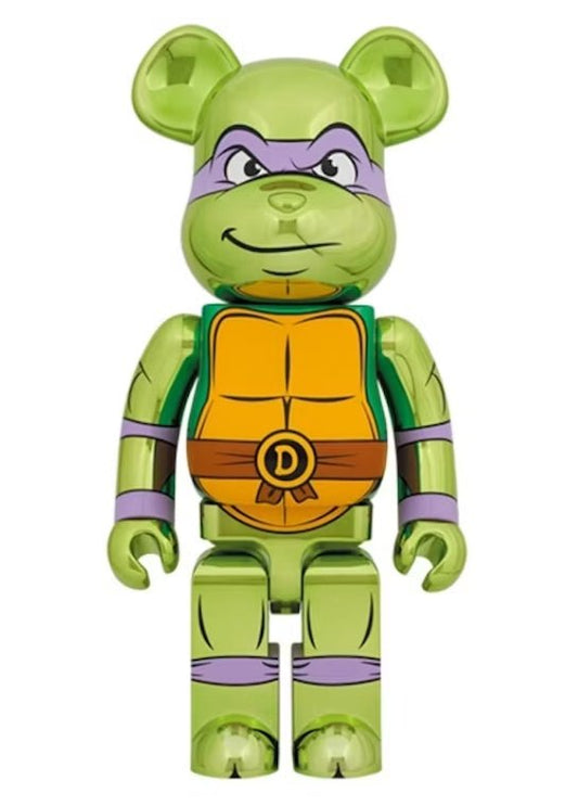 Donatello Turtle ninjas Bearbrick 400% - Olm collectibles