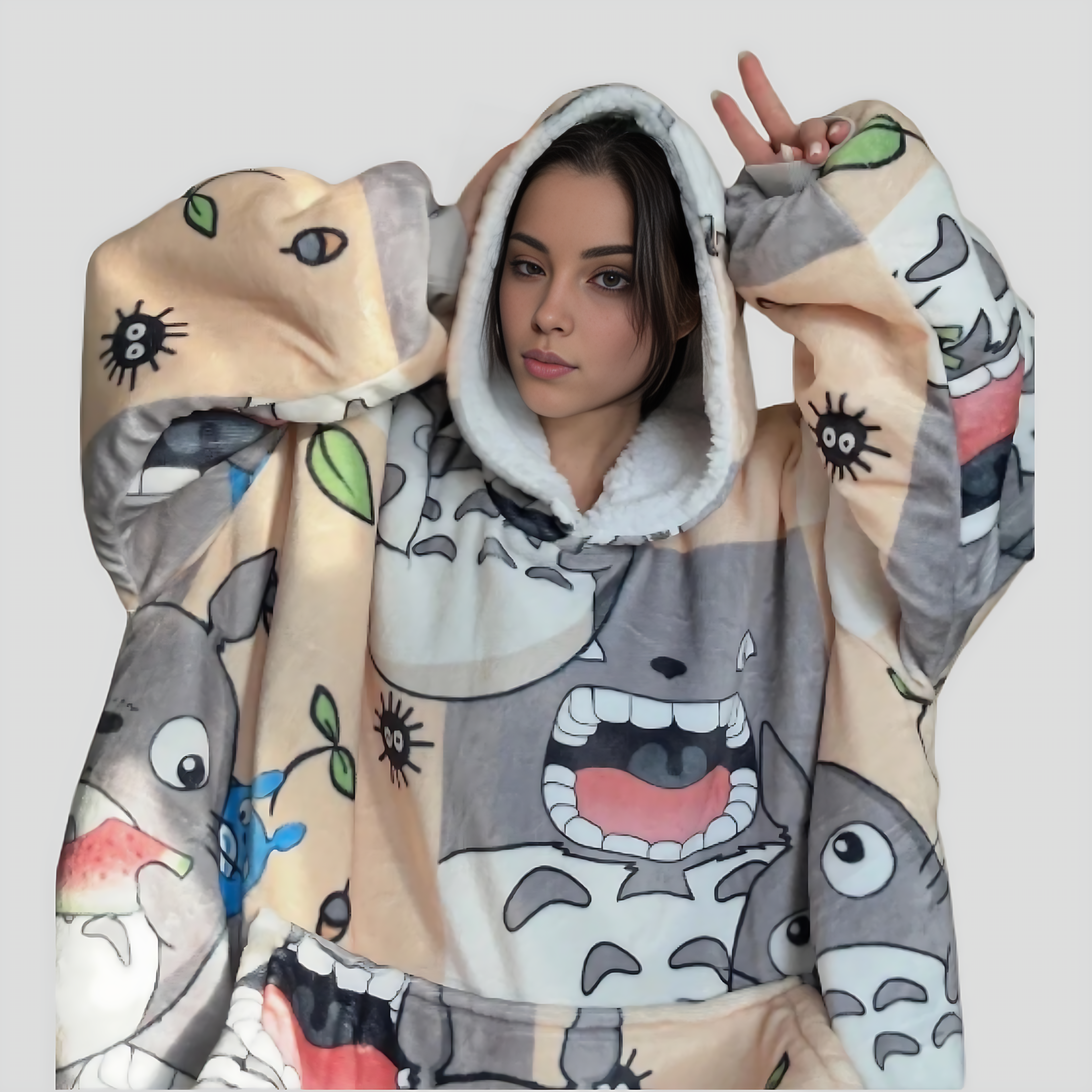 Totoro Blanket Hoodie