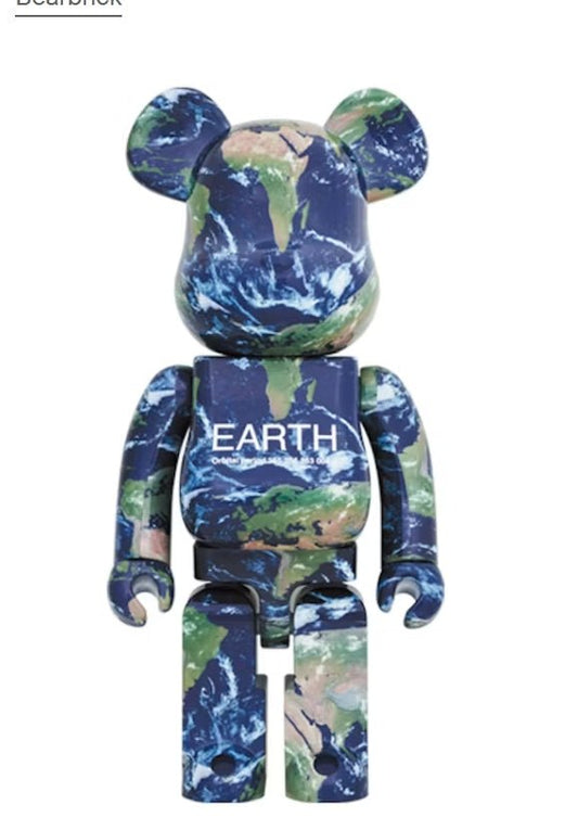earth bearbrick 400% - Olm collectibles