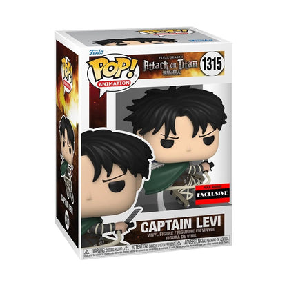 Funko - Attack on Titan - 1315 Captain Levi Ackerman Pop! Vinyl Figure AAA Anime Exclusive - Olm collectibles