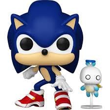 Funko Pop ! 1036 Sonic The Hedgehog with Hero Chao + Pop Protector: Buddy Pop! Games Vinyl Figure… - Olm collectibles