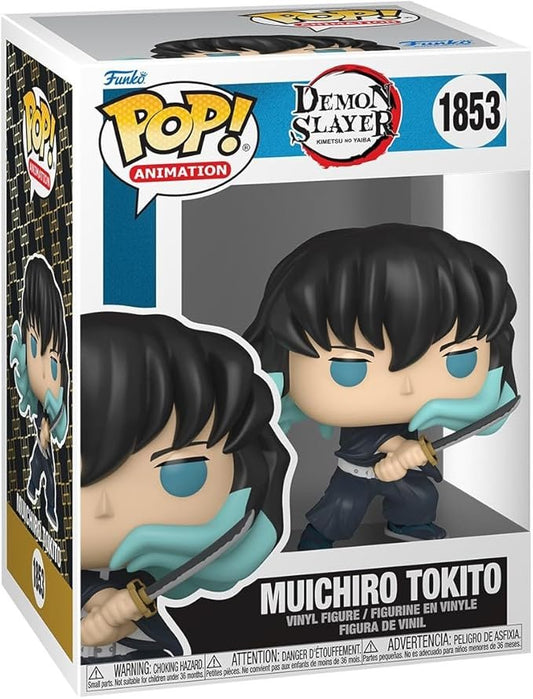 Funko Pop Animation: Demon Slayer - 1853 Muichiro - (Attack) - 1/6 Odds for Rare Chase Variant - Collectable Vinyl Figure - Olm collectibles