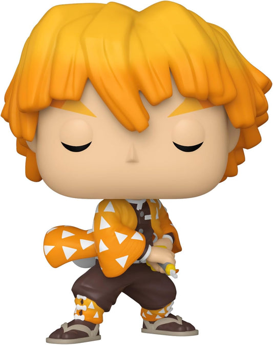 Funko Pop Animation: Demon Slayer - 869 Zenitsu Agatsuma, 3.75 Inches - Collectable Vinyl Figure - Olm collectibles
