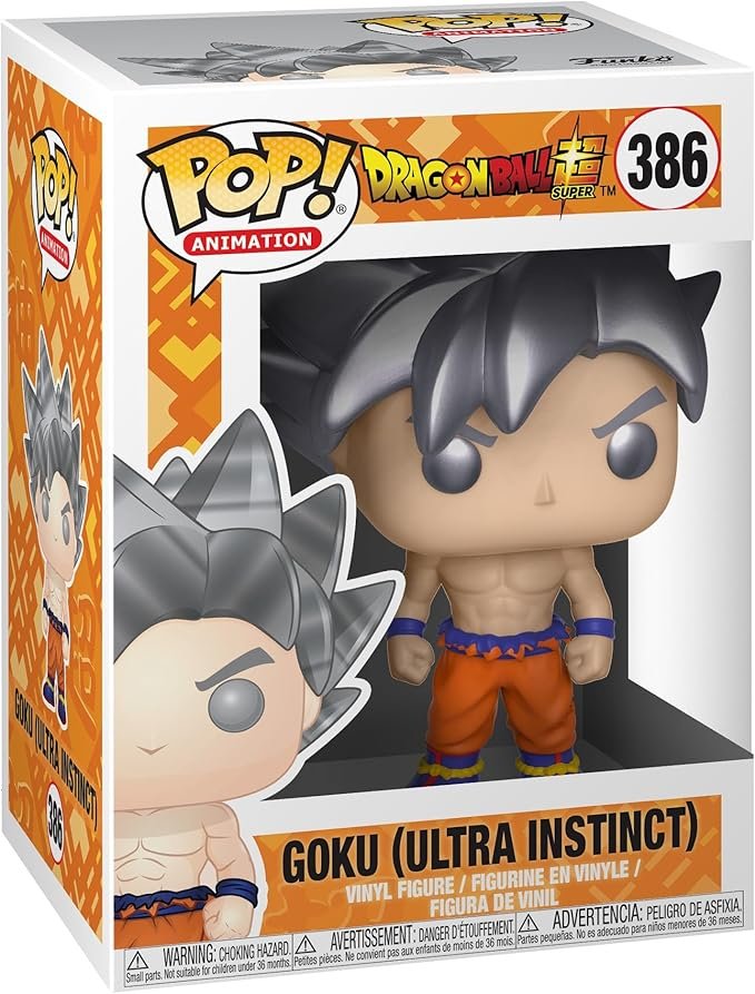 Funko Pop Animation: Dragonball Super - 386 Goku Ultra Instinct Form Collectible Figure - Olm collectibles