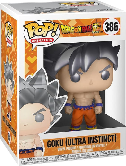 Funko Pop Animation: Dragonball Super - 386 Goku Ultra Instinct Form Collectible Figure - Olm collectibles