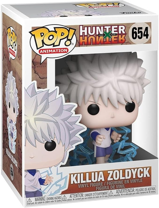 Funko Pop! Animation: Hunter x Hunter - 654 Killua Zoldyck, Multicolor - Olm collectibles