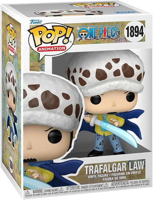 Funko Pop Animation: One Piece - 1894 Law with Blue Anesthesia - Collectable Vinyl Figure - Olm collectibles