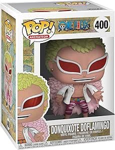 Funko Pop Animation: One Piece - 400 Donquixote Doflamingo Collectible Figure, Multicolor - Olm collectibles