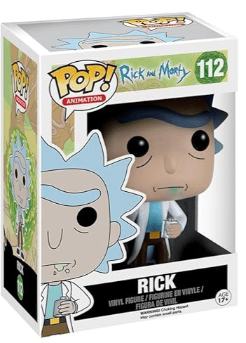 Funko POP Animation: Rick & Morty - 112 Rick Action Figure - Olm collectibles