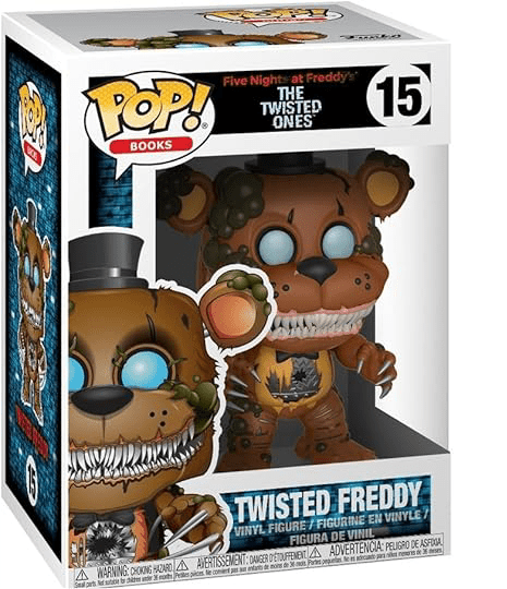 Funko POP! Books: Five Nights at Freddy's - 15 Twisted Freddy Collectible Figure, Multicolor - Olm collectibles