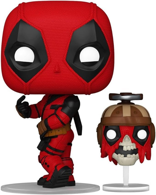 Funko POP! & Buddy: 1400 Deadpool & Wolverine - Deadpool with Headpool - Collectable Vinyl Figure - Olm collectibles