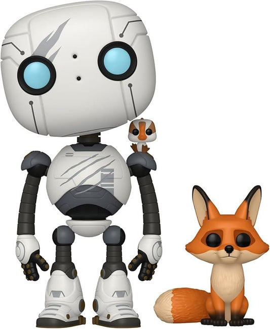 Funko Pop & Buddy: Wild Robot - 1794 Roz with Brightbill & Fink - Collectable Vinyl Figure - Olm collectibles