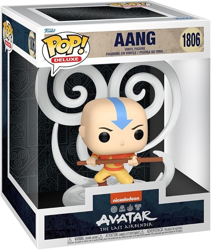 Funko Pop Deluxe: Avatar The Last Airbender - 1806 Aang - Collectable Vinyl Figure - Olm collectibles
