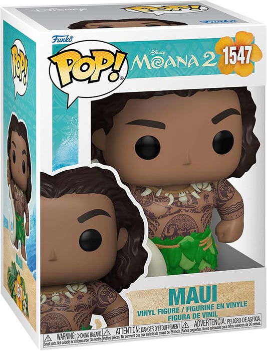 Funko POP Disney: Moana 2 - 1547 Maui - Collectable Vinyl Figure - Olm collectibles