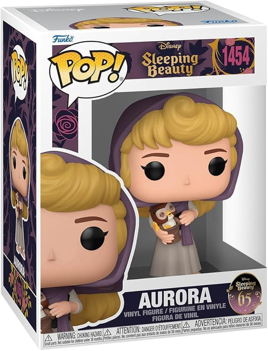 Funko POP! Disney: Sleeping Beauty 65th Anniversary 1454 Aurora with Owl - Collectable Vinyl Figure - Olm collectibles