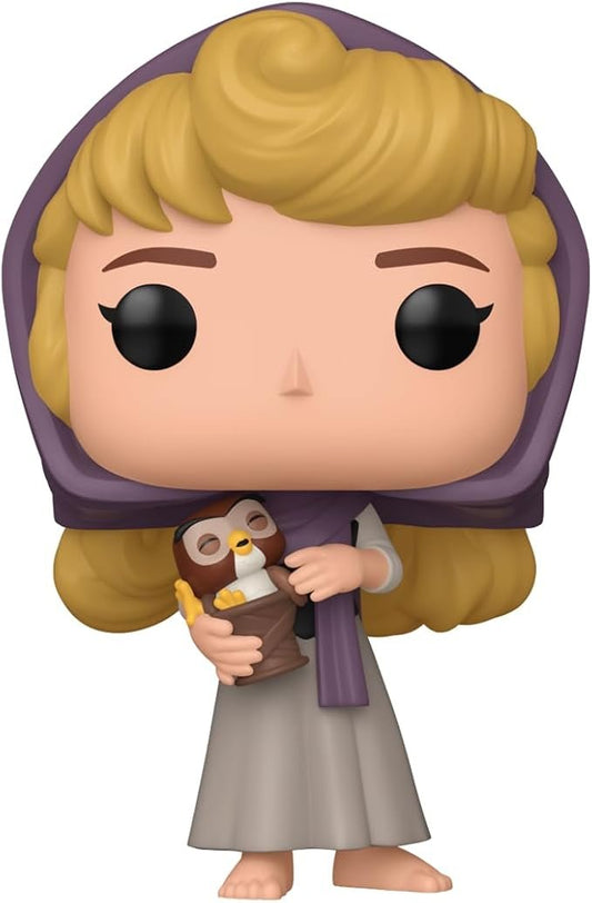 Funko POP! Disney: Sleeping Beauty 65th Anniversary 1454 Aurora with Owl - Collectable Vinyl Figure - Olm collectibles