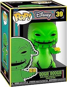Funko Pop! Disney: The Nightmare Before Christmas - 39 Oogie Boogie (Blacklight) - Olm collectibles