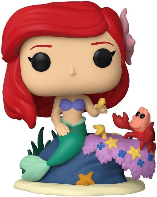 Funko Pop Disney: Ultimate Princess - 1012 Ariel,Multicolor,Standard - Disney Princesses - Collectable Vinyl Figure - Olm collectibles