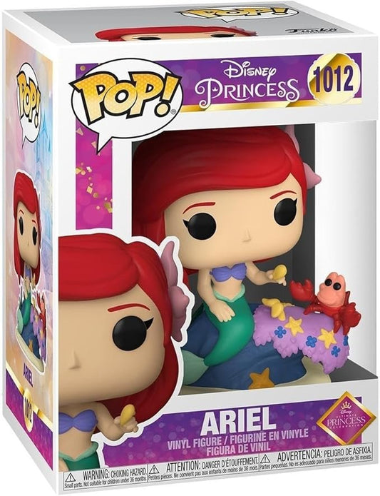 Funko Pop Disney: Ultimate Princess - 1012 Ariel,Multicolor,Standard - Disney Princesses - Collectable Vinyl Figure - Olm collectibles