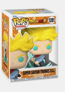 Funko POP Dragon Ball 1281 Super Super Saiyan Trunks w/ Sword GITD Exclusive - Olm collectibles