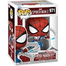 Funko POP! Games: 971 Spider - Man 2 - Peter Parker Suit - Spider - Man - Collectable Vinyl Figure - Olm collectibles