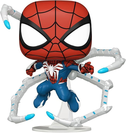 Funko POP! Games: 971 Spider - Man 2 - Peter Parker Suit - Spider - Man - Collectable Vinyl Figure - Olm collectibles