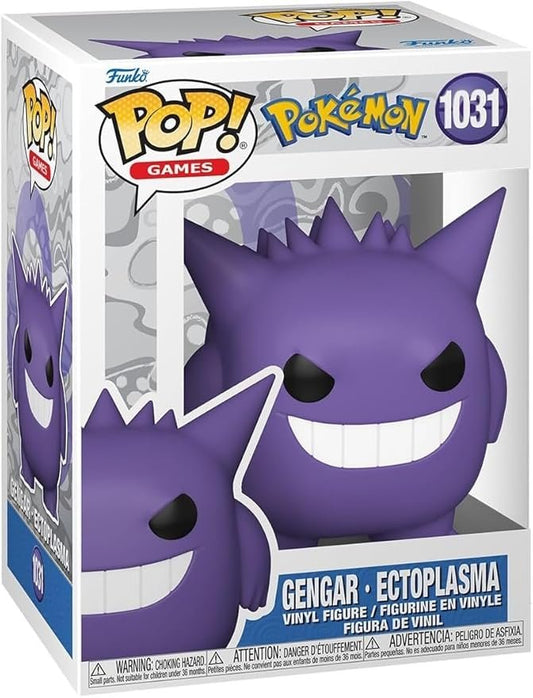 Funko POP Games: Pokémon - 1031 Gengar (Ectoplasma) Funko Vinyl Figure - Olm collectibles