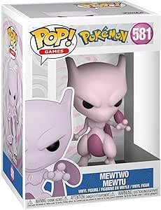 Funko Pop! Games: Pokémon - 581 Mewtwo Vinyl Figure - Olm collectibles