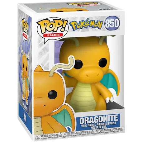 Funko Pop! Games: Pokemon - 850 Dragonite - Dragonite - Collectible Vinyl Figure - Olm collectibles