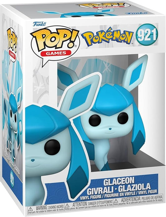 Funko POP! Games: Pokemon - 921 Glaceon - Collectable Vinyl Figure - Olm collectibles