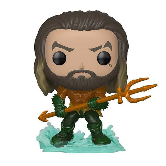 Funko Pop Heroes: 245 Aquaman - Arthur Curry in Hero Suit Collectible Figure, Multicolor - Olm collectibles