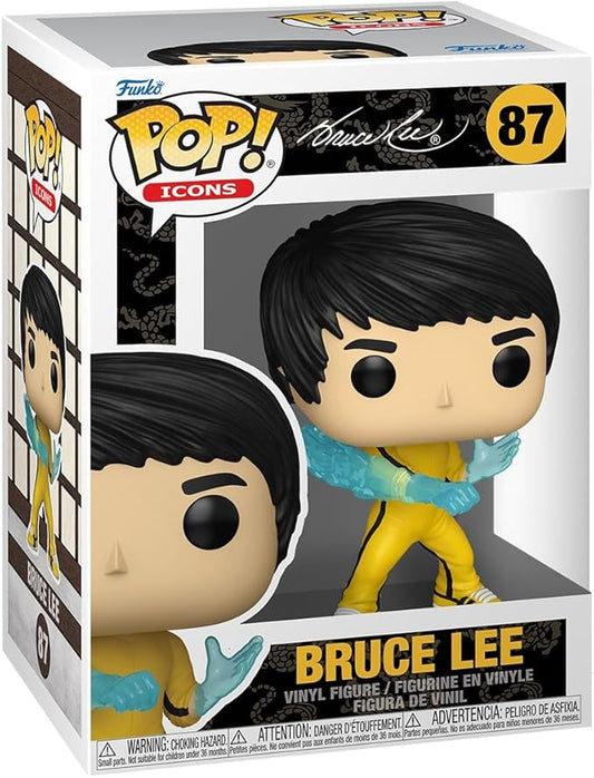 Funko POP Icons: 87 Bruce Lee - Collectable Vinyl Figure - Olm collectibles