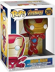 Funko POP! Marvel: Avengers Infinity War - 285 Iron Man, Multicolor - Olm collectibles