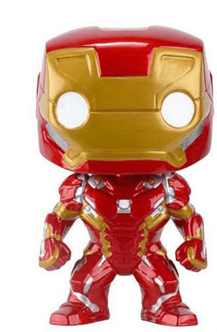 Funko POP Marvel: Captain America 3: Civil War Action Figure - 126 Iron Man, Multi - Colored, Standard - Olm collectibles