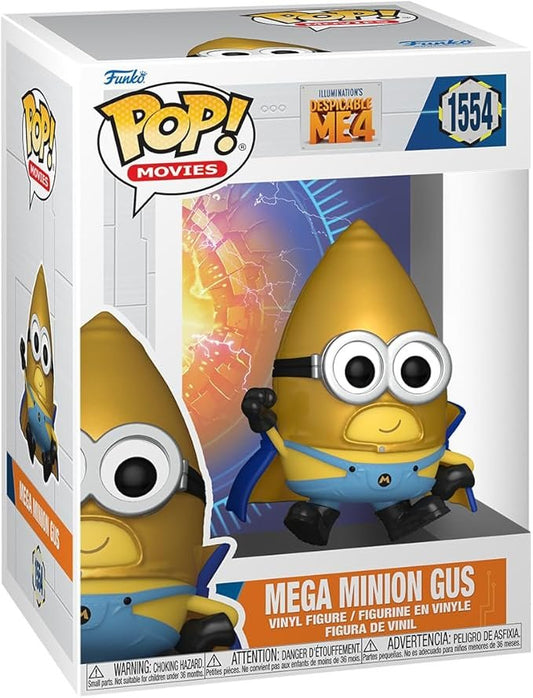 Funko POP! Movies: Despicable Me 4 – 1554 Super Gus - Despicable Me: Minions - Collectable Vinyl Figure - Olm collectibles
