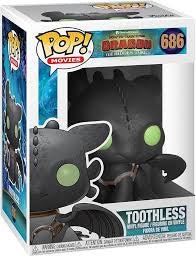 Funko Pop Movies: How to Train Your Dragon 3 - 686 Toothless - How to Train Your Dragon - Collectable Vinyl Figure - Olm collectibles