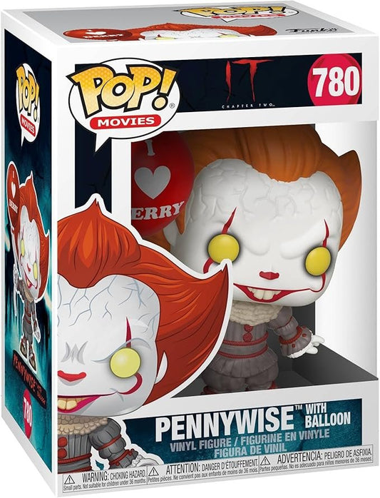 Funko Pop! Movies: It 2 - 780 Pennywise with Balloon, Multicolor, us one - Size - Olm collectibles