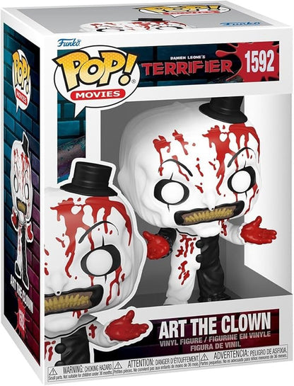 Funko POP! Movies: Terrifier 2 - 1592 Art The Clown - Bloody - Collectable Vinyl Figure - Olm collectibles