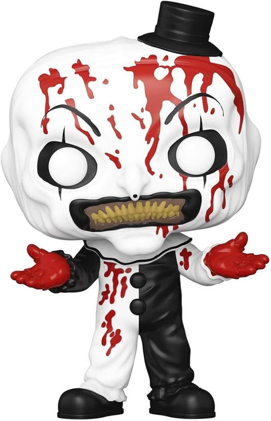 Funko POP! Movies: Terrifier 2 - 1592 Art The Clown - Bloody - Collectable Vinyl Figure - Olm collectibles