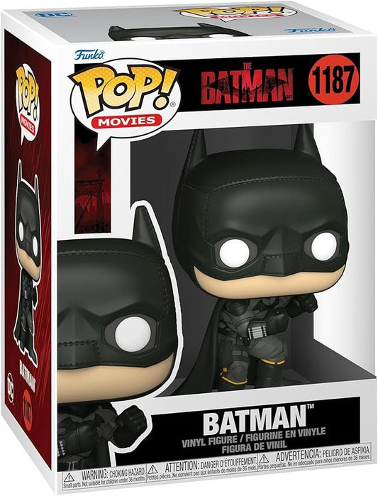 Funko Pop Movies: The Batman - 1187 Batman - Collectable Vinyl Figure - Olm collectibles