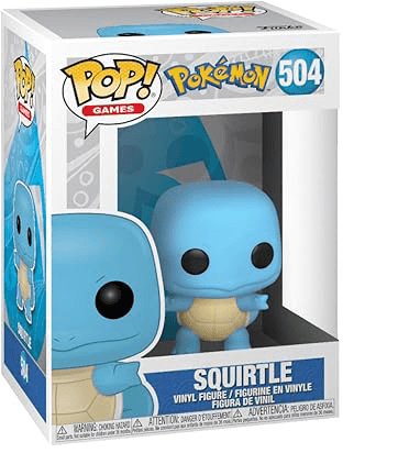 Funko Pop Pokemon - 504 Squirtle/Carapuce/Schiggy - Squirtle Vinyl Figure - Collectable Vinyl Figure - Olm collectibles