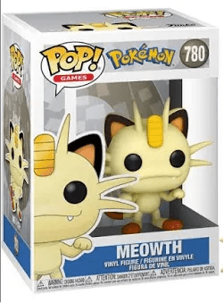 Funko POP Pop! Games: Pokemon - 780 Meowth Vinyl Figure, Multicolor, Standard - Olm collectibles