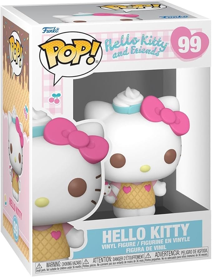 Funko POP Sanrio: Hello Kitty - 99 Hello Kitty - (Icecream) - Collectable Vinyl Figure - Olm collectibles