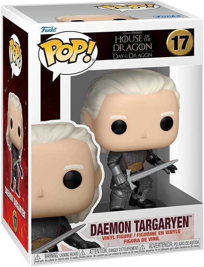 Funko POP! TV: 17 Daemon Targaryen House of The Dragon - Collectable Vinyl Figure - Olm collectibles