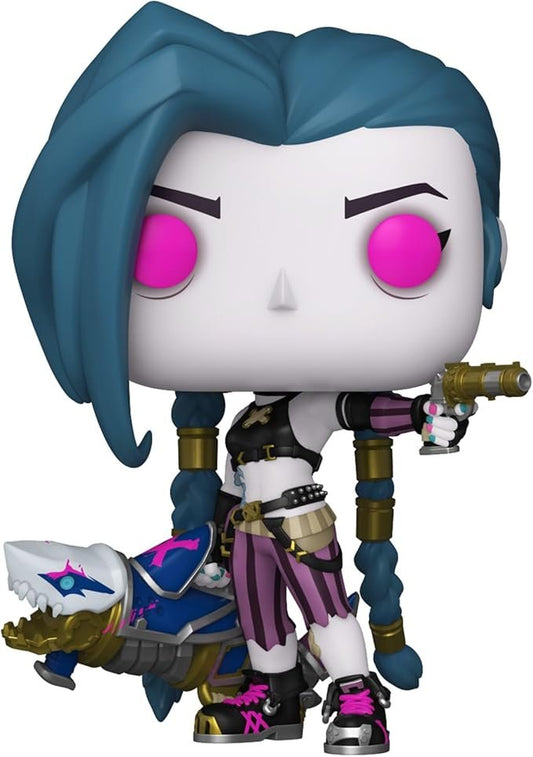 Funko POP TV: Arcane LOL - 1602 Jinx - Arcane: League of Legends - Collectable Vinyl Figure - Olm collectibles