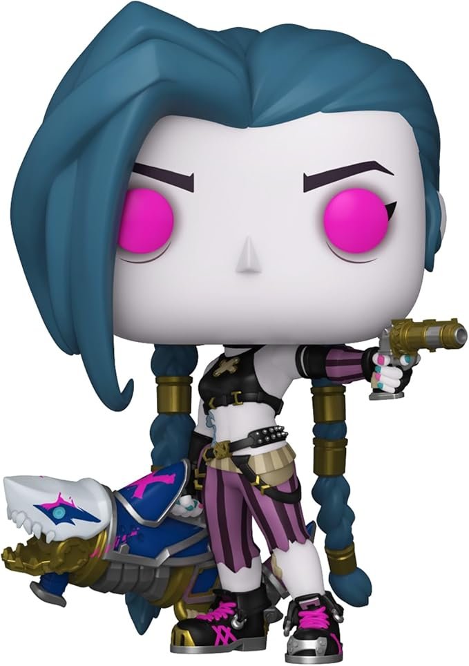 Funko POP TV: Arcane LOL - 1602 Jinx - Arcane: League of Legends - Collectable Vinyl Figure - Olm collectibles